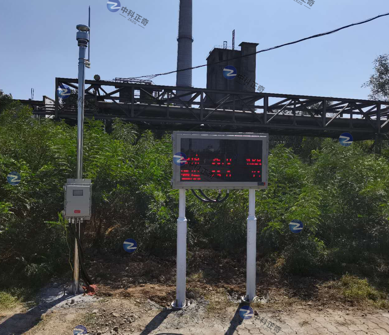 新疆某鋼鐵股份有限公司 -超聲波防爆氣象站